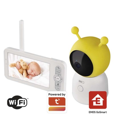 GoSmart Otočná dětská chůvička IP-500 GUARD s monitorem a Wi-Fi H4052