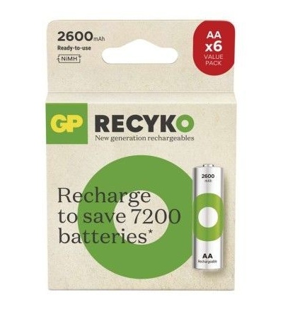 Nabíjecí baterie GP ReCyko 2600 AA (HR6) B2127V