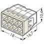 WAGO 2273-208 instalační krabicová rychlosvorka 8x2,5mm
