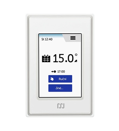 Hodinový termostat OCD6, bílý V-systém 2027