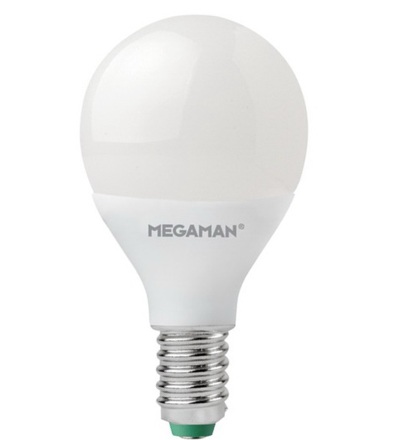 MEGAMAN LED kapková žárovka P45 3.5W E14 neutrální bílá 250lm LG2603.5v2/CW/E14