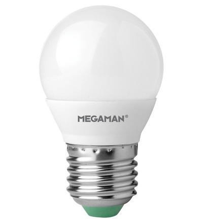 MEGAMAN LED kapková žárovka P45 3.5W E27 neutrální bílá 250lm LG2603.5v2/CW/E27