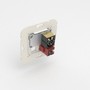 ELKO EP 21544 Multimediální zásuvka R-TV-SAT RJ45 Cat.6 UTP 21544