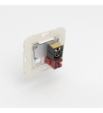 ELKO EP 21535 Multimediální zásuvka R-TV RJ45 Cat.6 UTP optic.kon. SC APC 21535