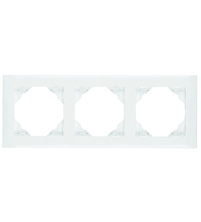 LOGUS90  Domovní vypínače a zásuvky/Rámečky/Base / plast/3-rámečky