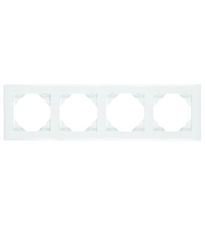 LOGUS90  Domovní vypínače a zásuvky/Rámečky/Base / plast/4-rámečky