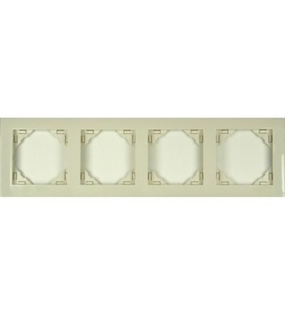 LOGUS90  Domovní vypínače a zásuvky/Rámečky/Base / plast/4-rámečky