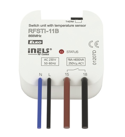 iNELS RF Control  Bezdrátové ovládání/Teplotní aktory