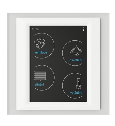 iNELS RF Control  Bezdrátové ovládání/Ovládací jednotky/RF Touch/RF Touch - B (do zdi)