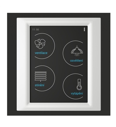 iNELS RF Control  Bezdrátové ovládání/Ovládací jednotky/RF Touch/RF Touch - B (do zdi)