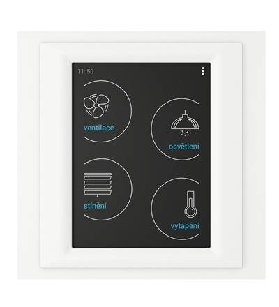 iNELS RF Control  Bezdrátové ovládání/Ovládací jednotky/RF Touch/RF Touch - W (na povrch)