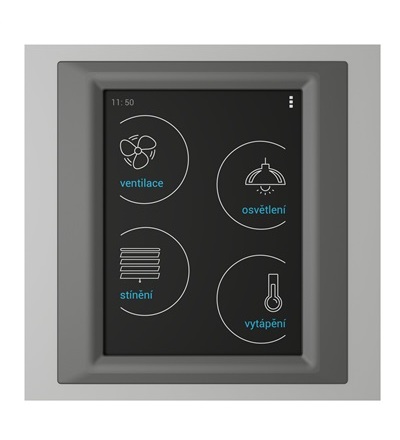 iNELS RF Control  Bezdrátové ovládání/Ovládací jednotky/RF Touch/RF Touch - W (na povrch)