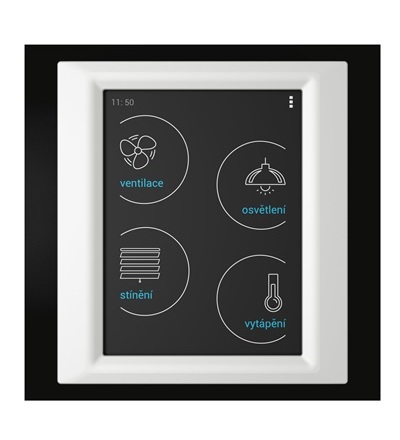 iNELS RF Control  Bezdrátové ovládání/Ovládací jednotky/RF Touch/RF Touch - W (na povrch)