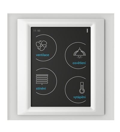 iNELS RF Control  Bezdrátové ovládání/Ovládací jednotky/RF Touch/RF Touch - W (na povrch)