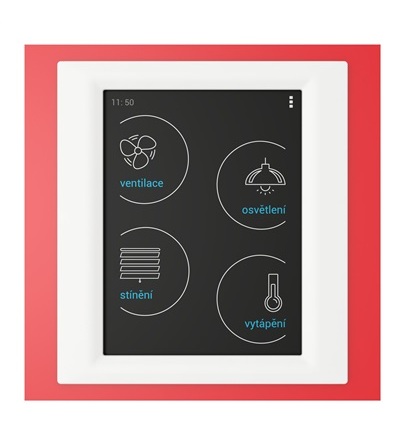 iNELS RF Control  Bezdrátové ovládání/Ovládací jednotky/RF Touch/RF Touch - W (na povrch)