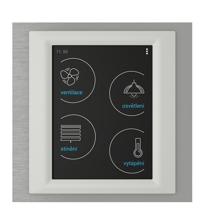 iNELS RF Control  Bezdrátové ovládání/Ovládací jednotky/RF Touch/RF Touch - W (na povrch)