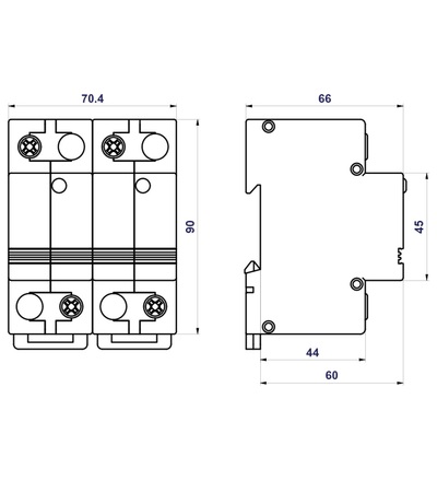HAKEL HLA50-440/2+0 LED - 10963