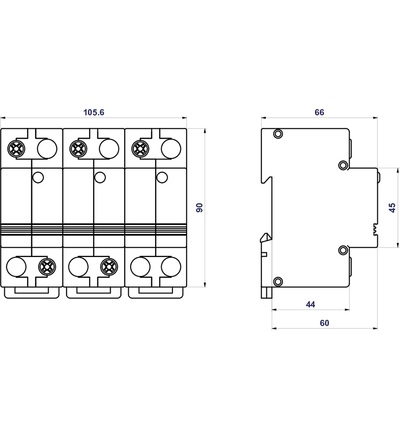 HAKEL HLA50-440/3+0 LED - 10964