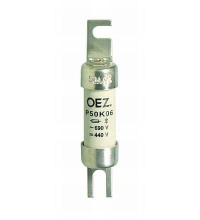 OEZ:06596 Pojistková vložka pro jištění polovodičů P50K06 25A gR