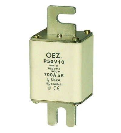 OEZ:08683 Pojistková vložka pro jištění polovodičů P50V10S 700A aR
