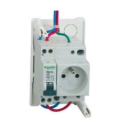13394 Mini Opale rozvodnice pro povrch. montáž, IP 30, 1x4mod., bez dveří, Schneider Electric