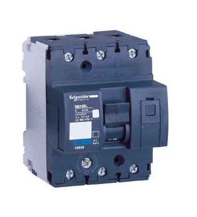 18807 NG125, jistič, NG125L, 3p, 80A, char. C, Schneider Electric