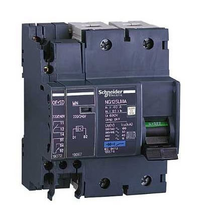 19072 Pomocný kontakt, 1přep+1 SD, 6A, 220..240 V, pro NG125, Schneider Electric