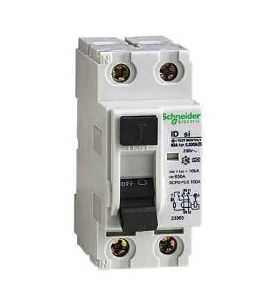 23363 Proudový chránič ID, 2p, 63A, 300mA, třída A SiE, Schneider Electric