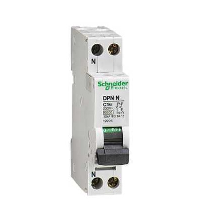 19254 Jistič DPN N, 1p+N, 16A, char. B, Schneider Electric