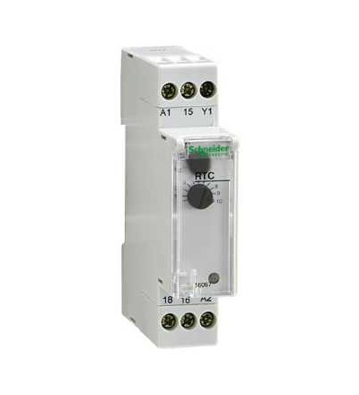 16067 Relé s časovou prodlevou na konec impulzu RTC, 1 OC, 24..240 V, Schneider Electric