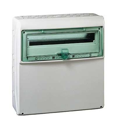13168 Kaedra skříňka, víceúčelová pro výkonové zásuvky, 448x460mm, 19mod., Schneider Electric