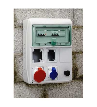 13181 Vývodová Kaedra, 6 otvorů, 1x12modulů, 1 svorkovnice, Schneider Electric