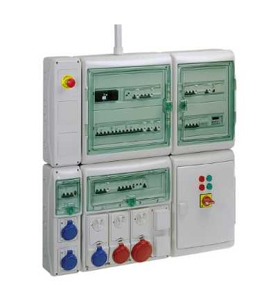 10353 Zásuvková Kaedra, 3 otvory, 1x5modulů, Schneider Electric