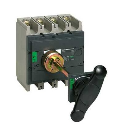 31052 Přední otočná rukojeť INS 320..630, černá rukojeť, Schneider Electric