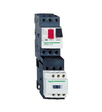 GV2DM104BL Kombinovaný spouštěč, TeSys GV2-DM, 0,4...0,63A, cívka 24 V DC, Schneider Electric