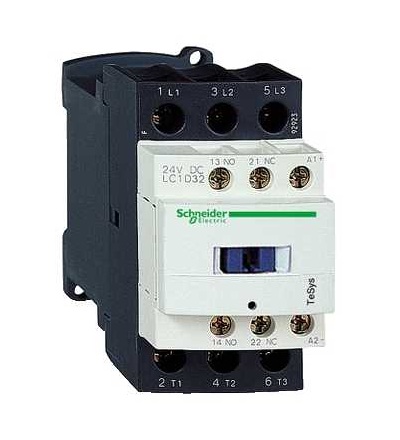 LC1D18BL TeSys D stykač, 3p(3Z), AC-3, ? 440 V 18A, 24 V DC cívka, Schneider Electric