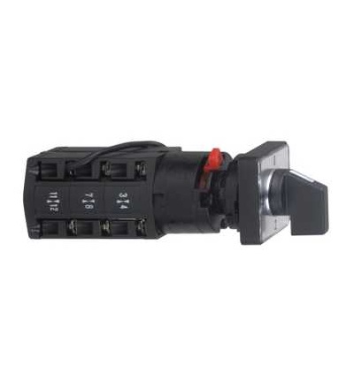 K10F003MCH Vačkový přepínač rozsahu ampérmetru, 3L, N, 90°, 10A, pro ? 16 neb? 22mm, Schneider Electric