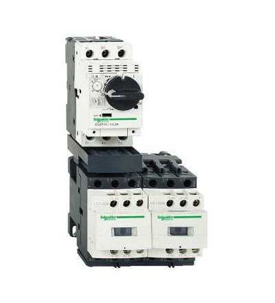 GV2DP232BL Kombinace mot.jističe GV2-P a reverz. Stykače D, 15kW/400V, 24V DC,sníž.přík., Schneider Electric