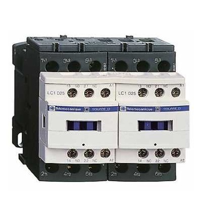 LC2D115004P7 TeSys D reverzační stykač, 4p(4Z), AC-1, ? 440 V 200A, 230 V AC cívka, Schneider Electric