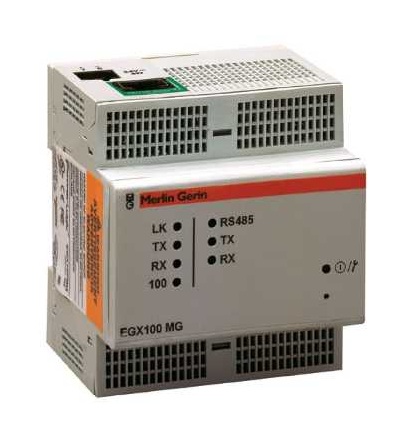 EGX100MG Ethernetové rozhraní, PowerLogic EGX100, 1 Ethernet port, 24 V DC, Schneider Electric
