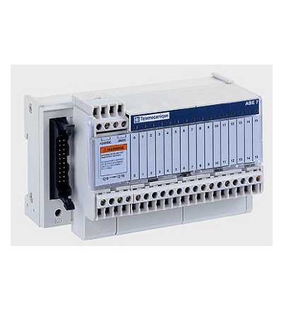 ABE7R16S111 Sokl, výstupní relé svorkovnice ABE7, 16 kanálů, relé 5mm, Schneider Electric