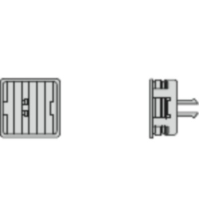 KBB40AF Canalis, koncový kryt pro KBB, 40A, Schneider Electric