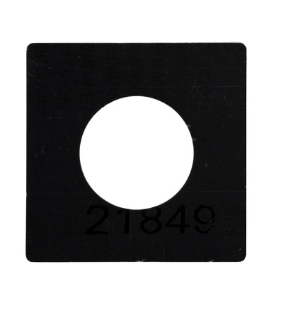 KZ20 štítek pro vačkový spínač neoznačený, 60x60mm, Schneider Electric