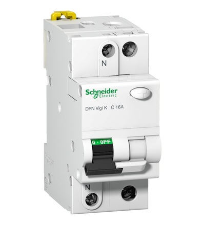 A9D22610 Chránič-jistič K60N 1PN 10A B 30mA 6kA AC, Schneider Electric
