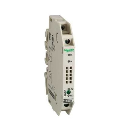 ABR2E112B Input interface module, 9,5mm, electromechanical, 24 V DC, 1 NC, Schneider Electric