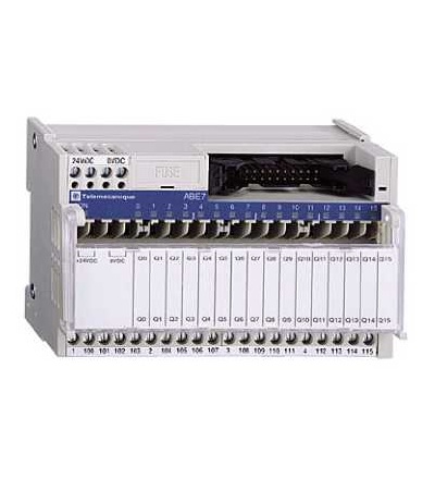 ABE7P16T111 Sokl výstupní svorkovnice ABE7, 16 kanálů, relé 5mm, Schneider Electric