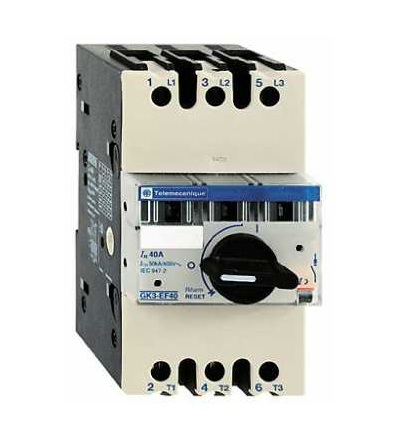 GK3EF80 GK3EF80, jistič, zkrat. spoušť, 80A, šroubové svorky, Schneider Electric