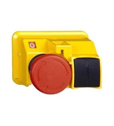 GV1K03 Hlava tlačítka O 40mm, uvolnit pootočením, ? 22, červená, Schneider Electric
