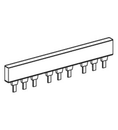 49862 Hřebenová sběrnice, pro 3 přístroje 3p, pro ISFT100, Schneider Electric