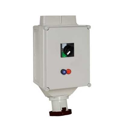 82497 PratiKa blokovaná zásuvka , 125A, 3p+E, 480...500 V AC, IP65, Schneider Electric